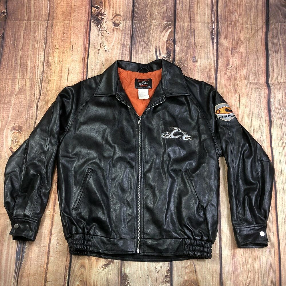 Men Orange County Choppers Motorcycle Leather Jacket A2 Jackets