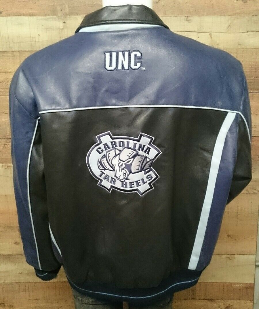 Unc Carolina Bomber Leather Jacket A2 Jackets
