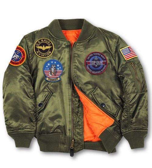 Mens Top Gun MA1 Bomber Jacket A2 Jackets