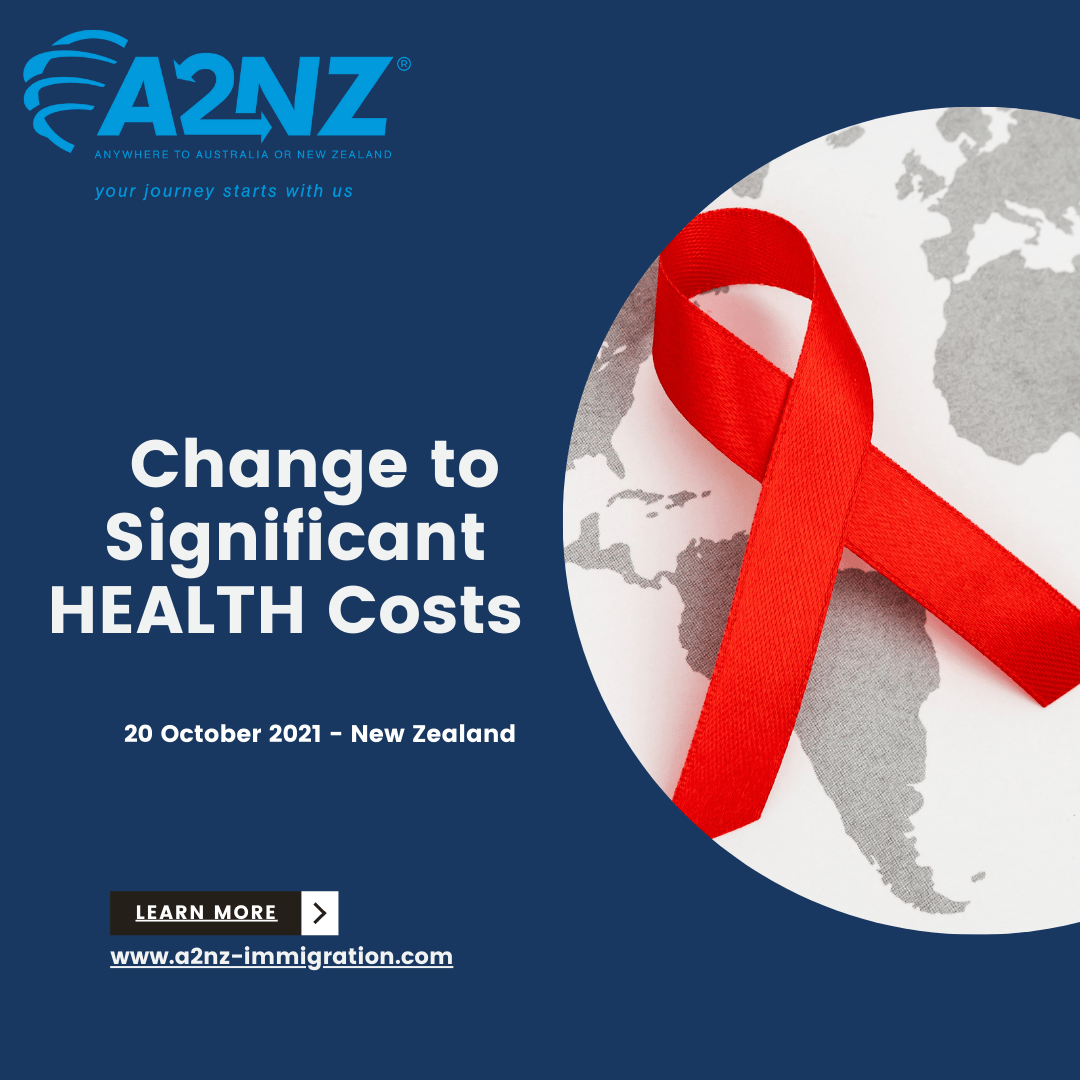 Changes to the Health Conditions HIV A2 NZ Immigration