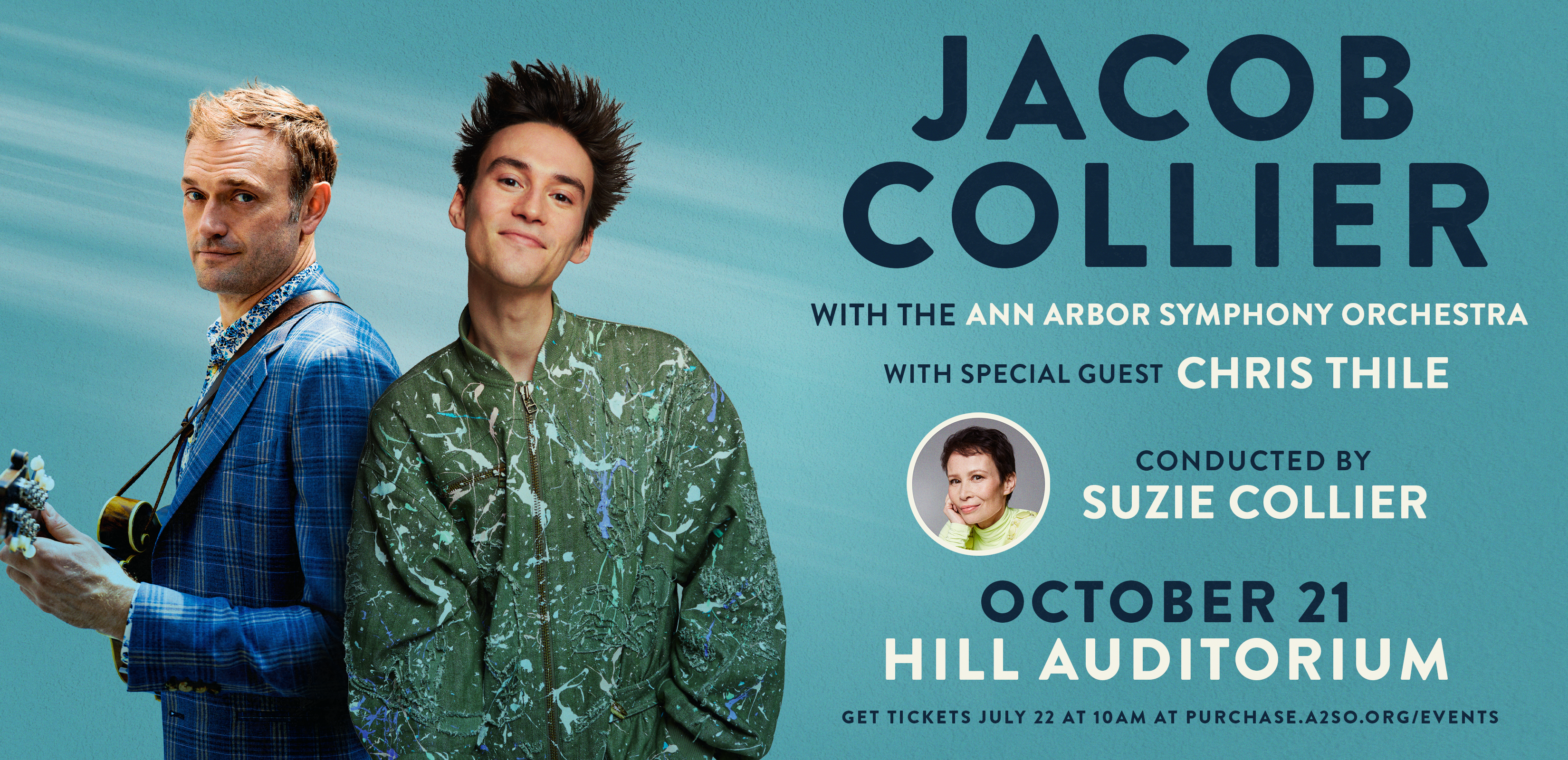 Jacob Collier Chris Thile October Pops Ann Arbor Symphony Orchestra