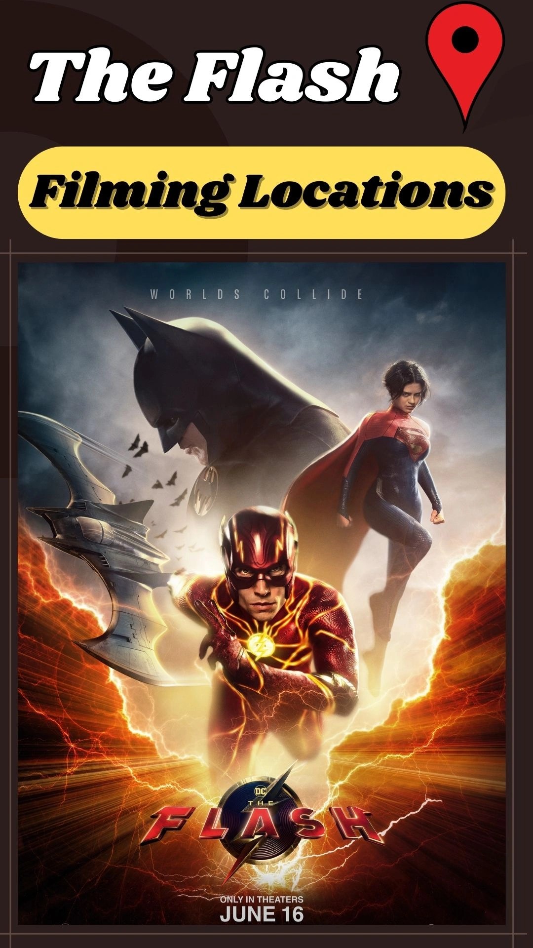 The Flash Film Filming Locations (2023)