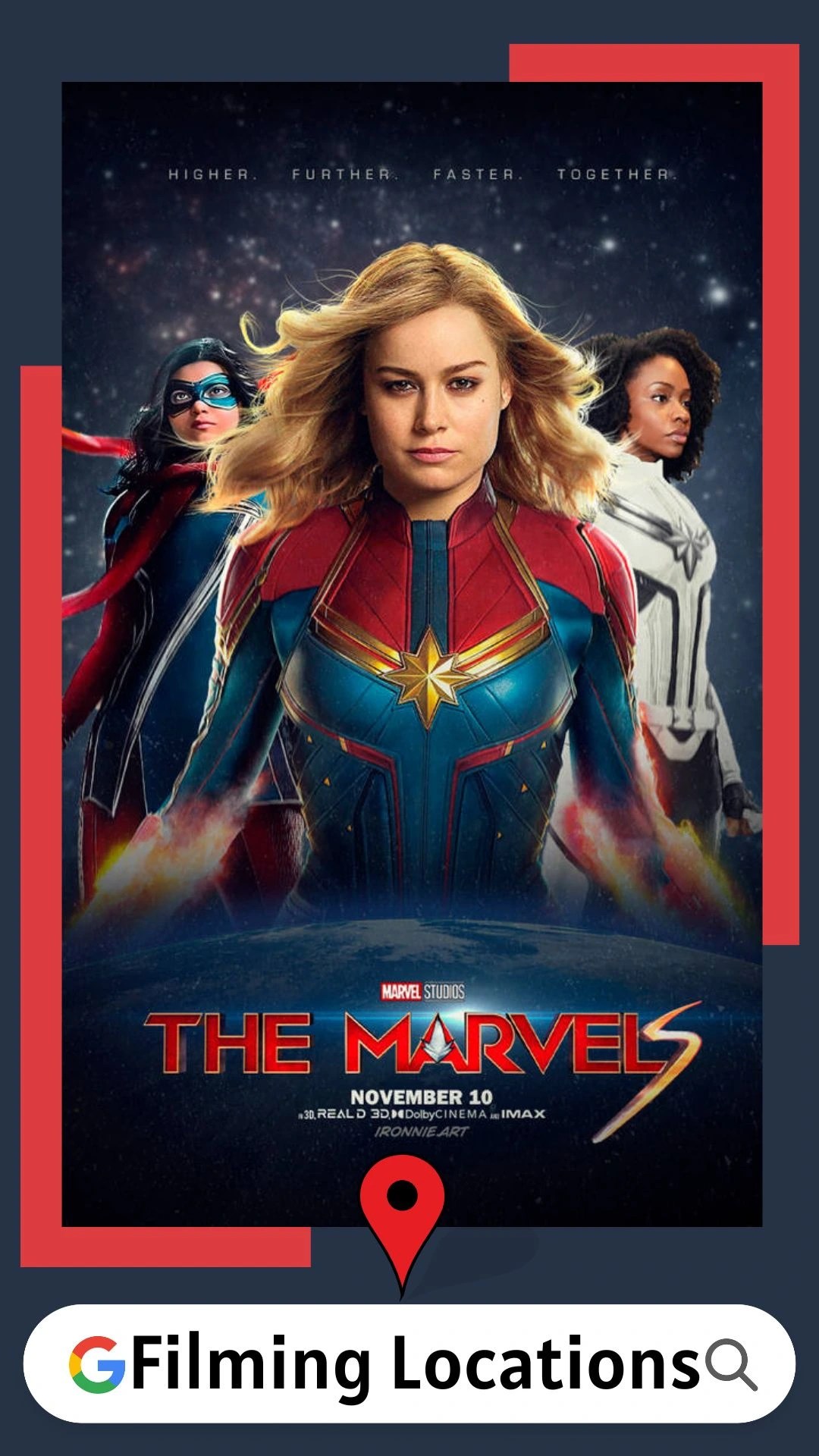 The Marvels Filming Locations (2023)