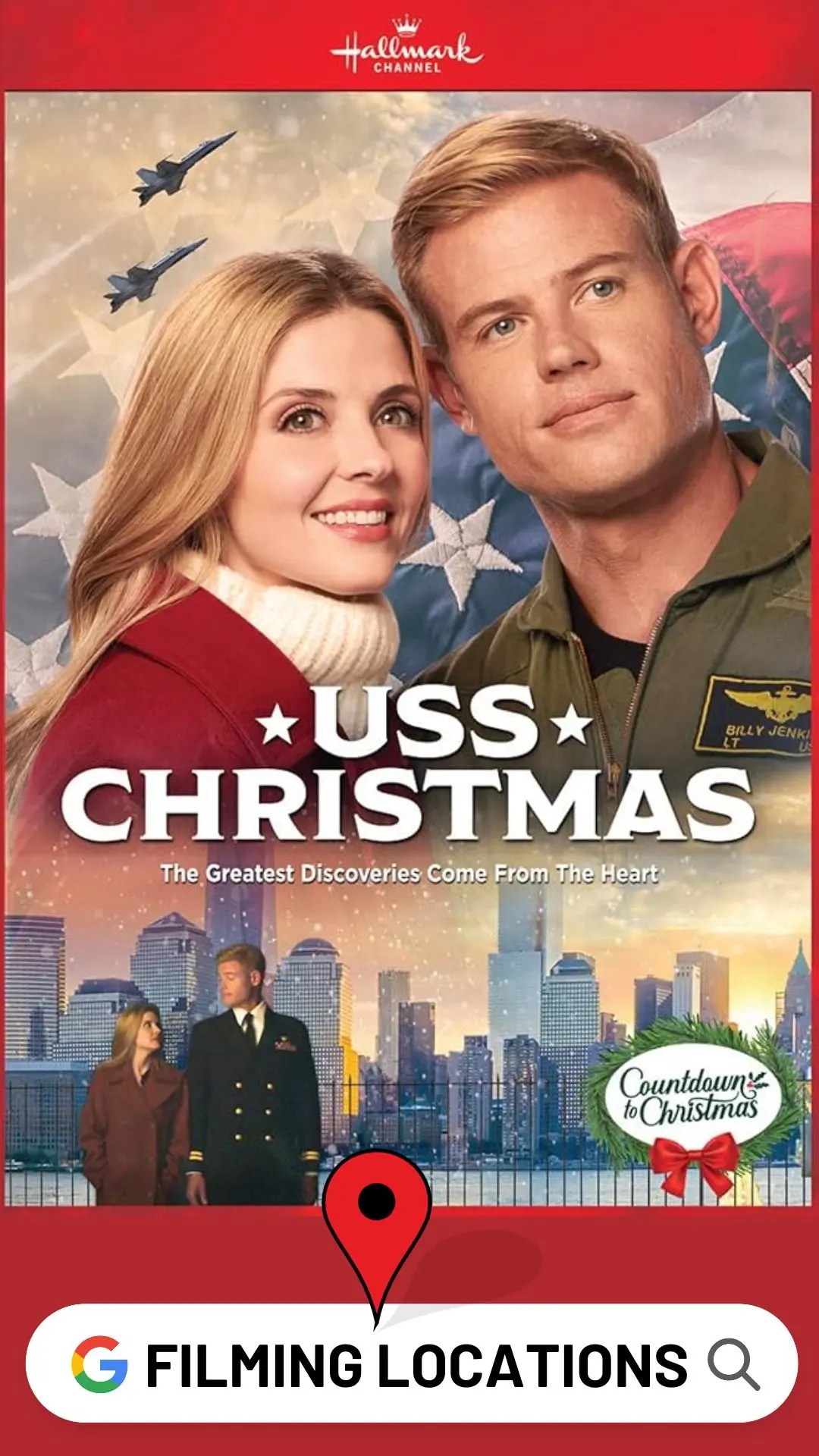 USS Christmas Filming Locations (2020) A2Z Filming Location