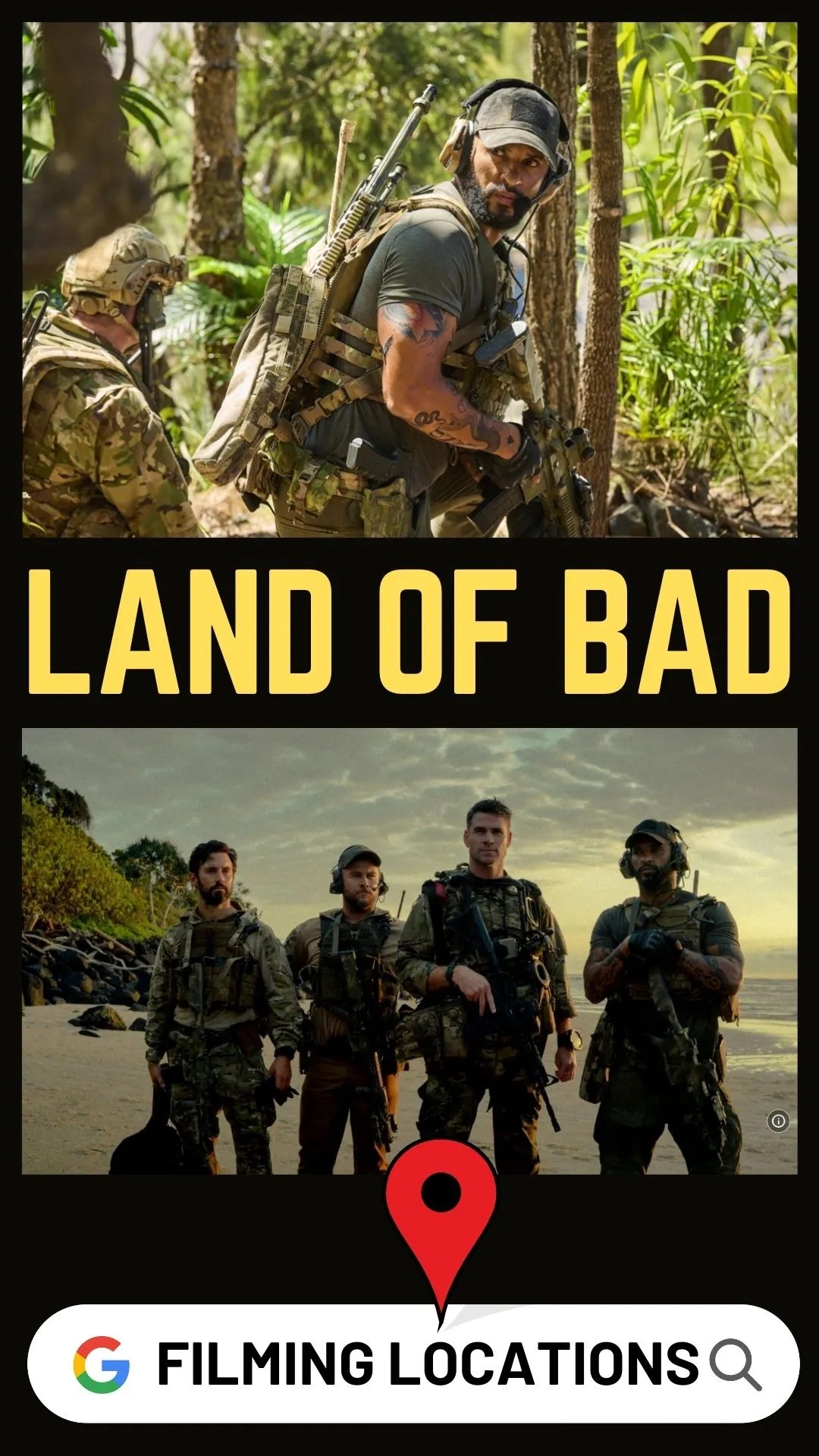 Land of Bad Filming Locations (2024)
