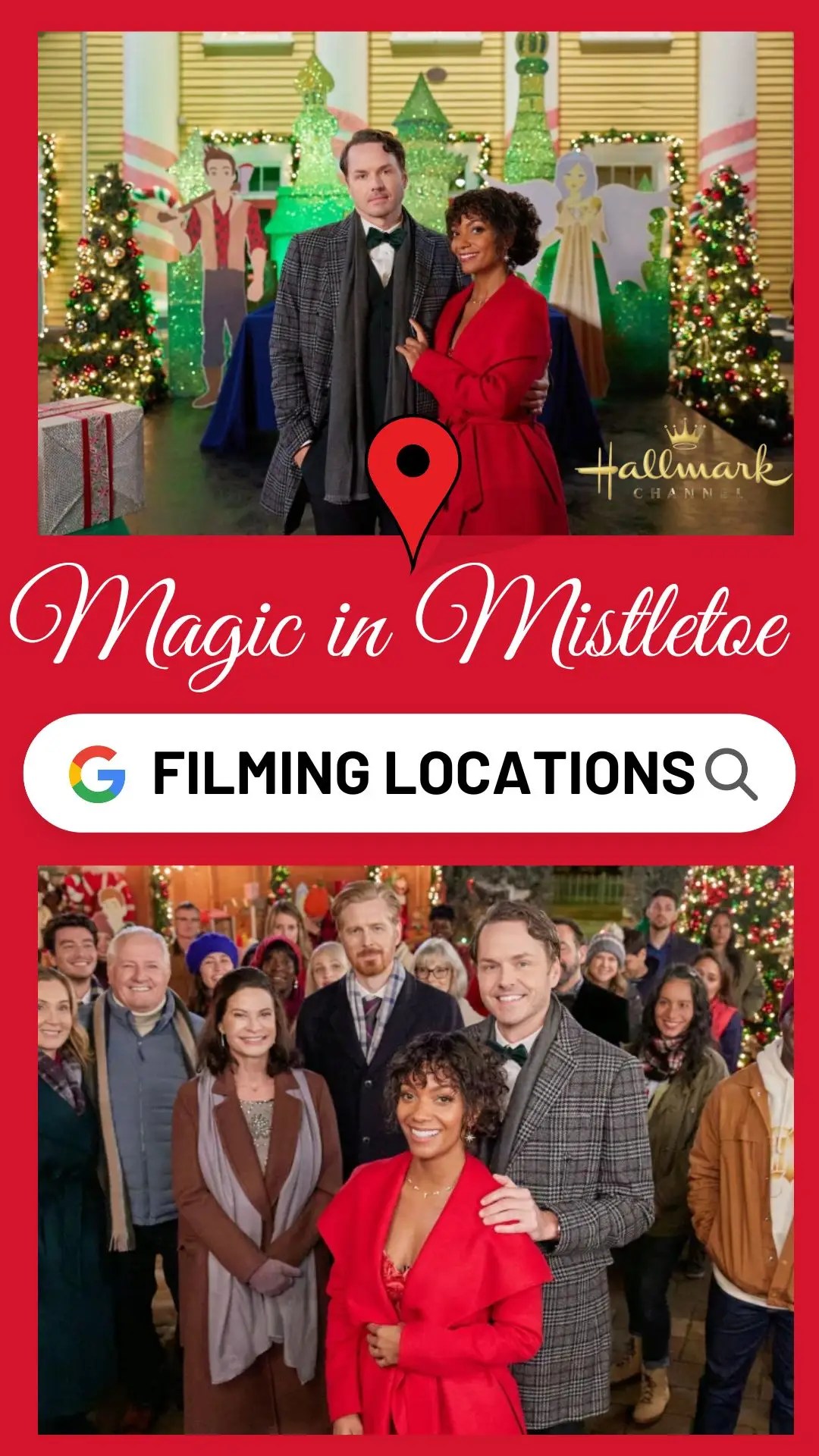 Magic in Mistletoe Filming Locations (2023)
