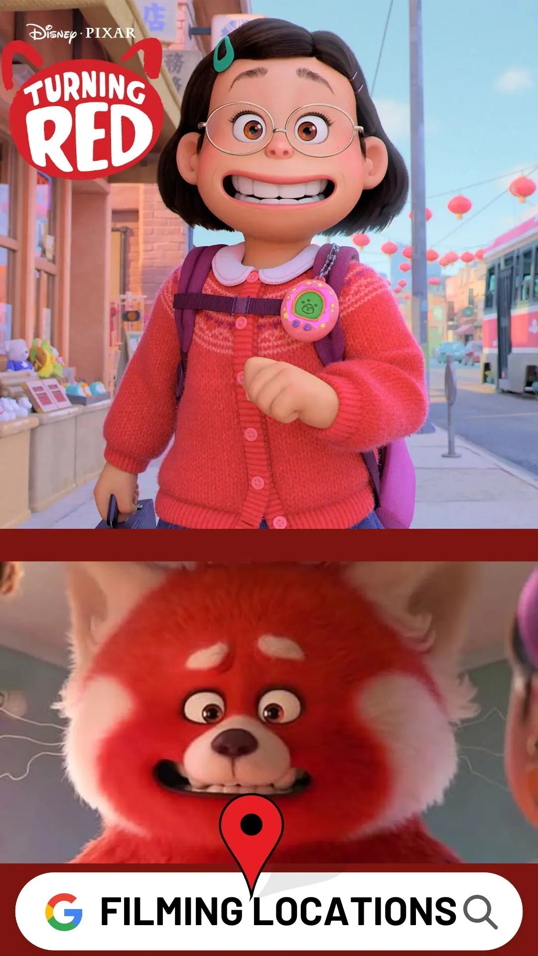 Turning Red Filming Locations (2022) A2Z Filming Location