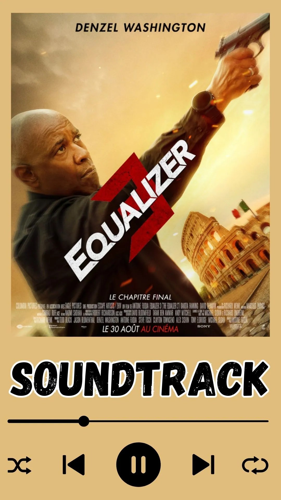 The Equalizer 3 Soundtrack A2Z Soundtrack