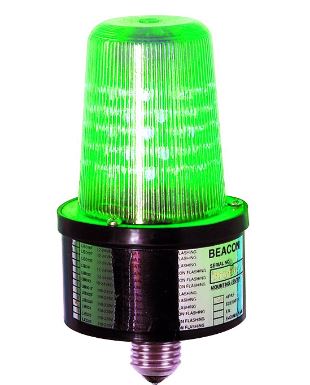 Green Led Beacon Light Fixture LED FLASHING GREEN BEACON MAGNETIC
