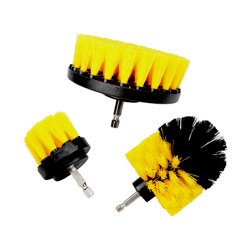 3 Piece Drill Bristle Brush Set All American Automotive Supply