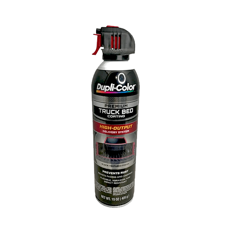 Duplicolor TR350 Premium Black Spray Truck Bed Coating 15oz. All