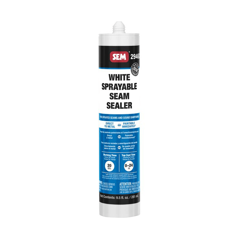 SEM 1K Sprayable Seam Sealer White All American Automotive Supply