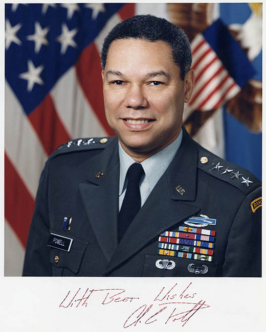 Early 90's General Colin Powell, Chairman of the Joint Chiefs of