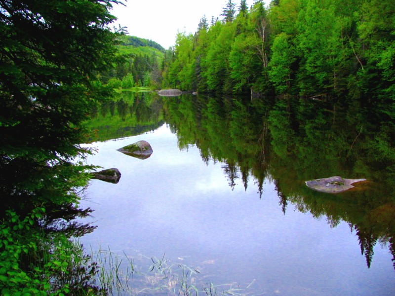 Lac des Laurentides photo Michel CORBOZ photos at