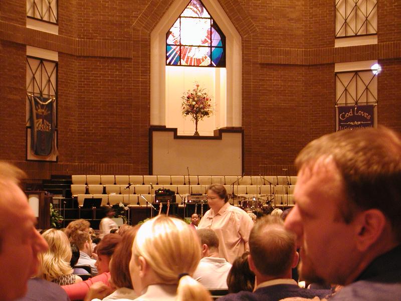 Mount Zion Baptist Church, host for the evening... photo Kenny Carter