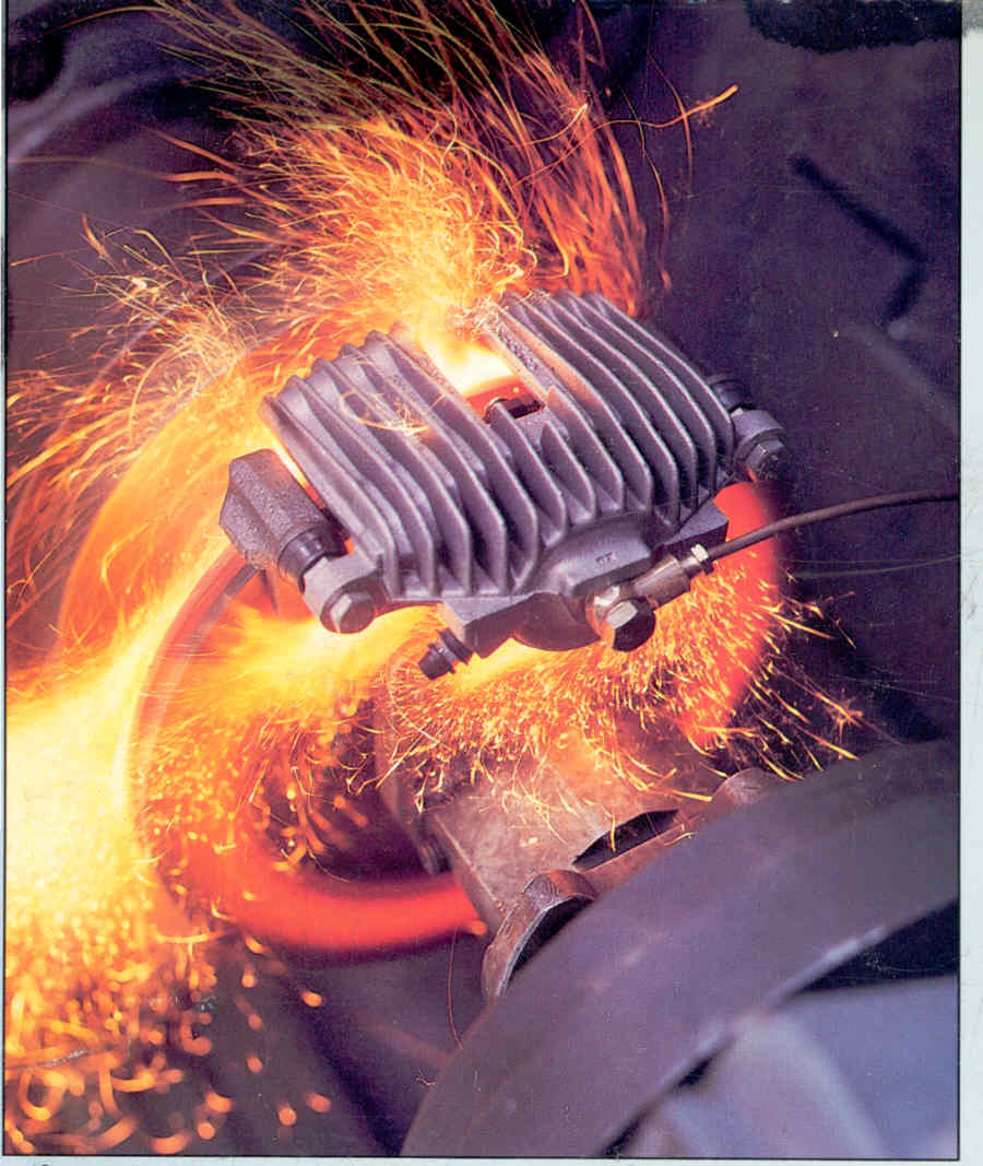 Warm disk brake photo Ron N. photos at