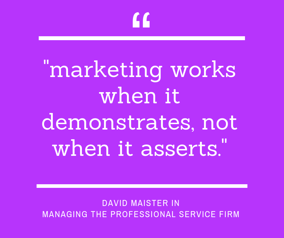 differentiate accountancy firm maister