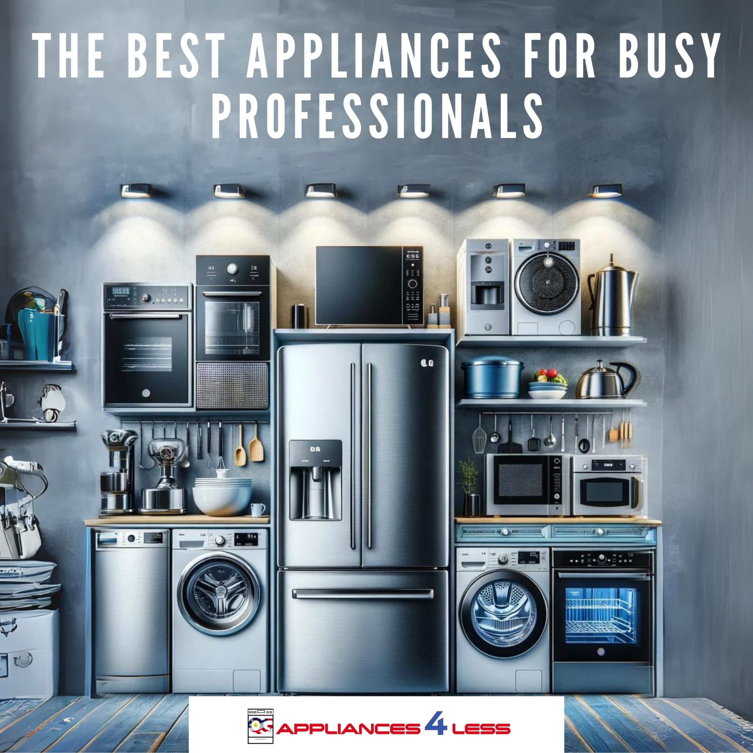 Top Appliances for Busy Pros LG, Samsung, GE & QG Appliances 4 Less