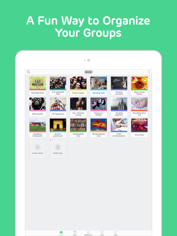 BAND Groups & Communities screenshot