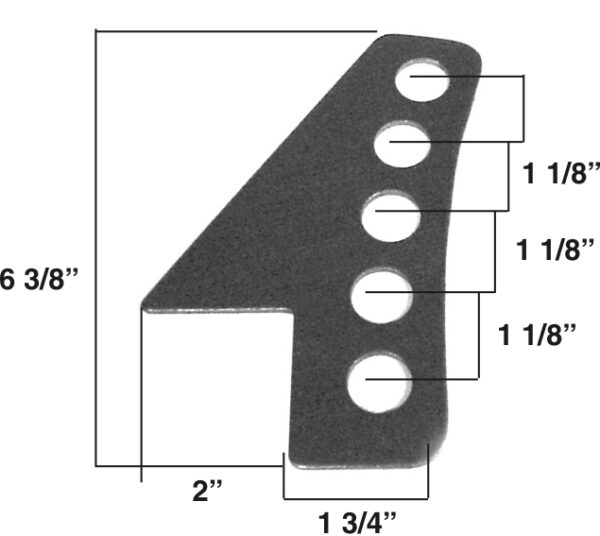 AA341 IMCA Trailing Arm Mount A&A Manufacturing