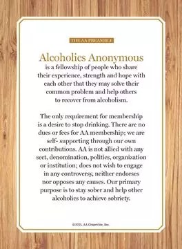 Preamble - Alcoholics Anonymous Aotearoa/New Zealand