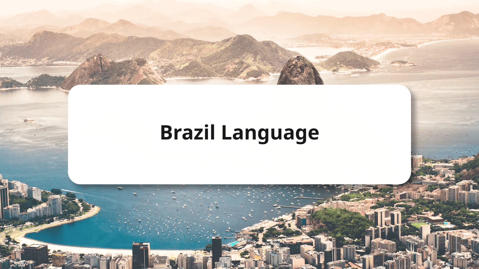 Discovering the Richness and Diversity of the Brazil Language