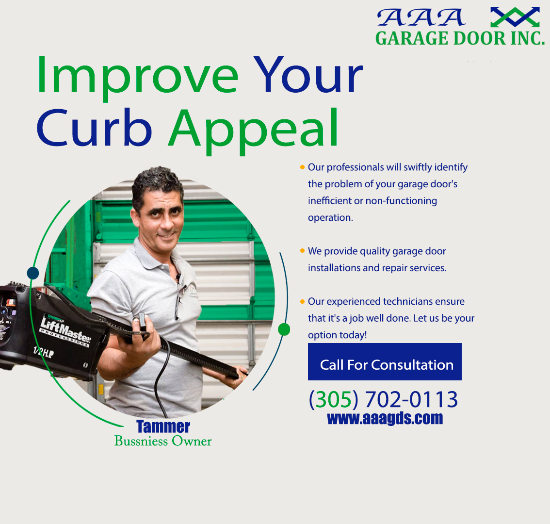 Garage Door Services In Miami & broward county AAA Garage Doors Inc.