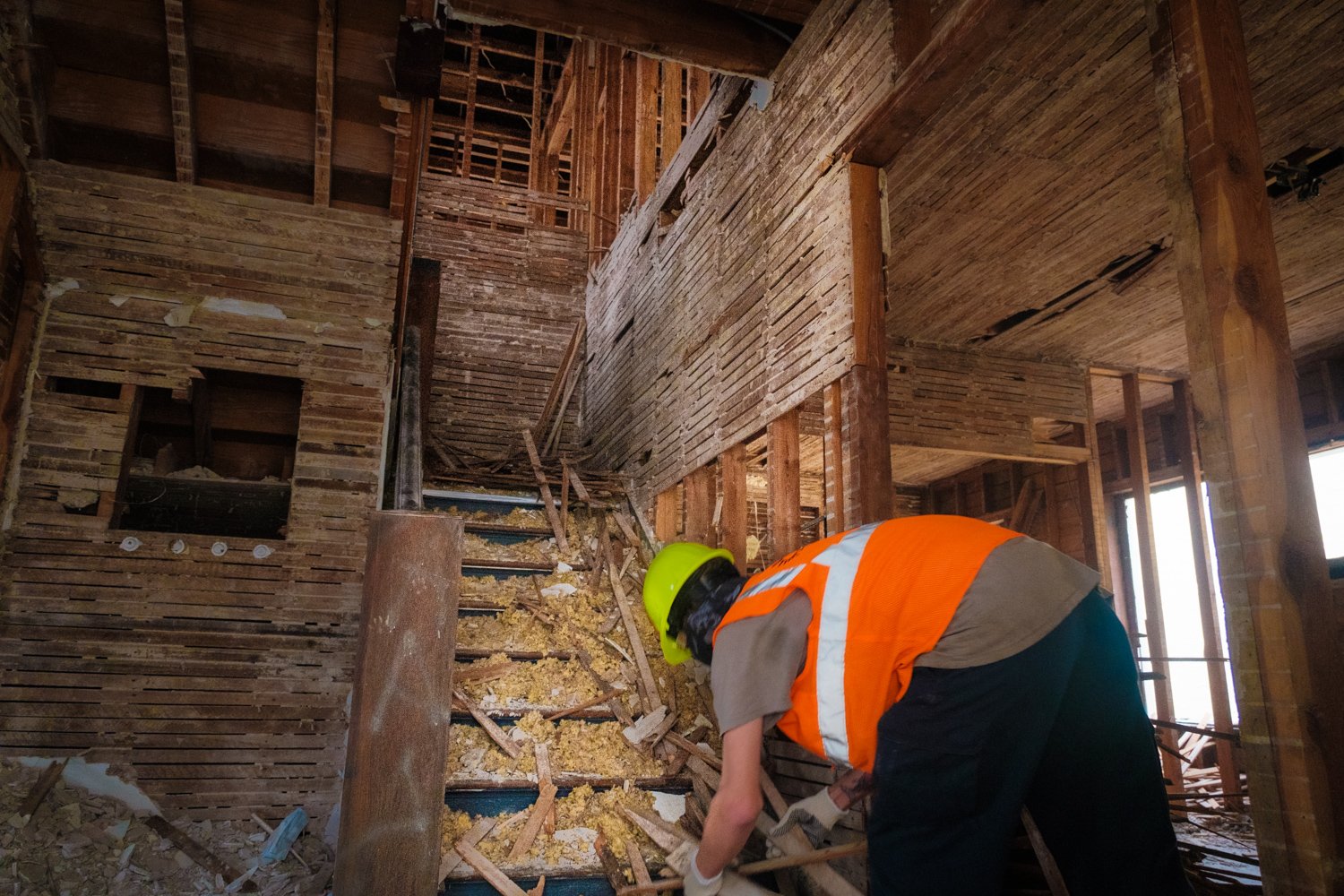 Closure Demolition After A House Fire AAA Service Company