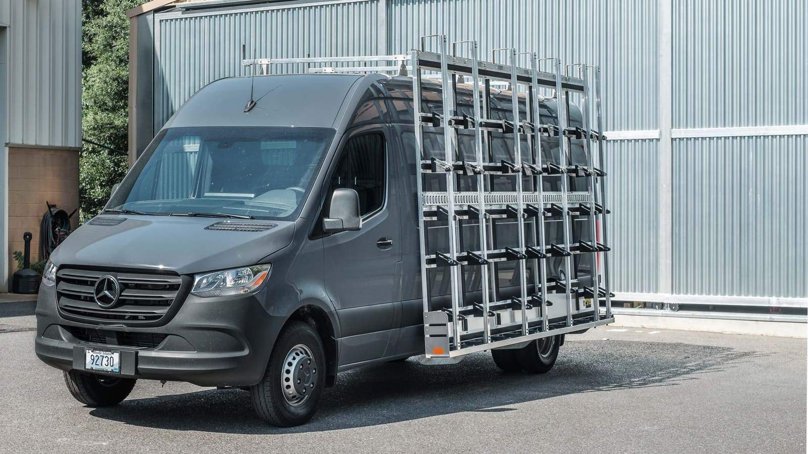 MyGlassTruck Glass Rack for Mercedes Sprinter American Automotive