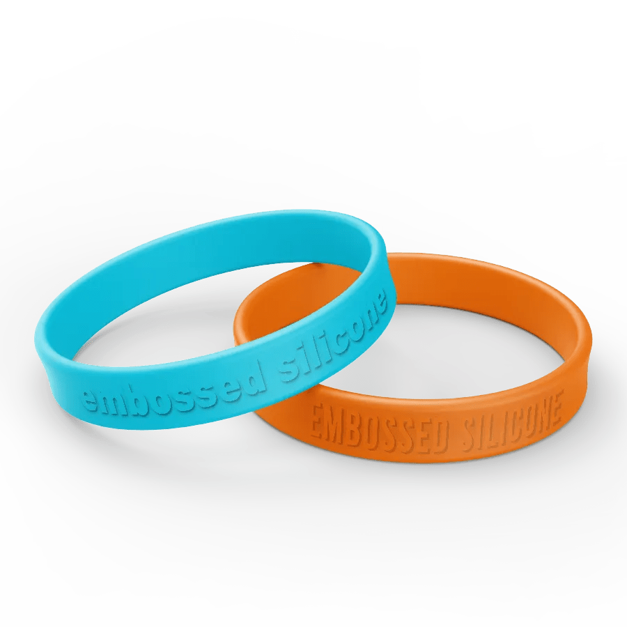AAC Embossed Silicone Wristbands. Australia's Best. Amazing Prices AAC