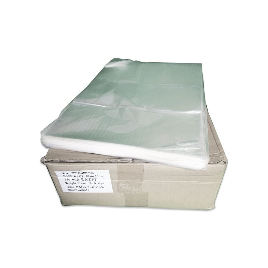 AA Catering Disposables Heat Seal Bags Clear 30cm x 40cm HS30/40