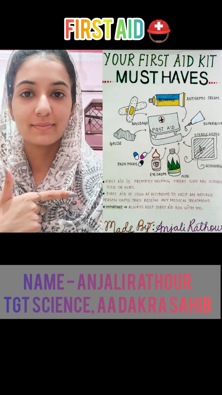 "First Aid Poster Making" EVENTS