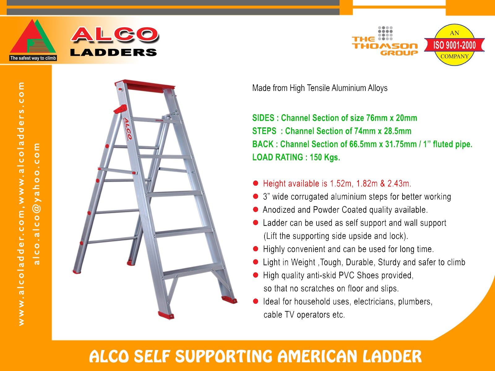 Aluminium Ladders Building Materials in Trivandrum Aluminium Allied