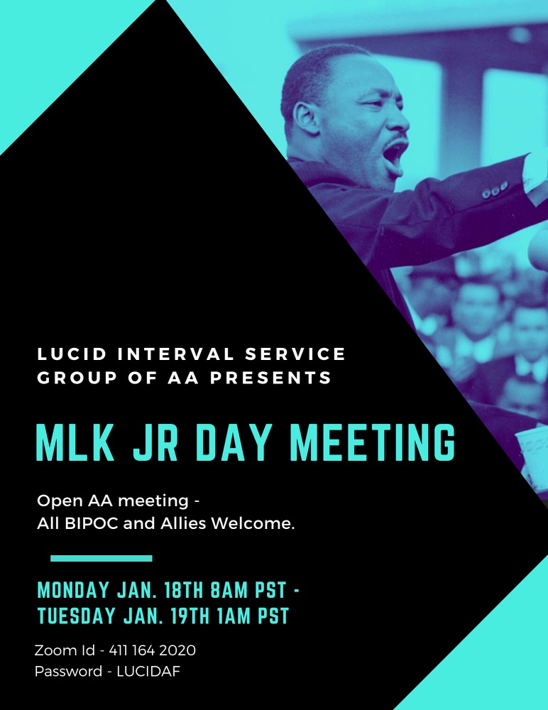 Virtual POC Meetings Alcoholics Anonymous (AA) Meetings Davis