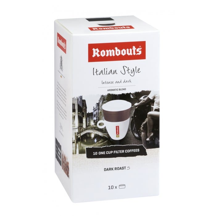 Rombouts Italian Style 10 Individual Filter Coffees 4 packs of 10 one