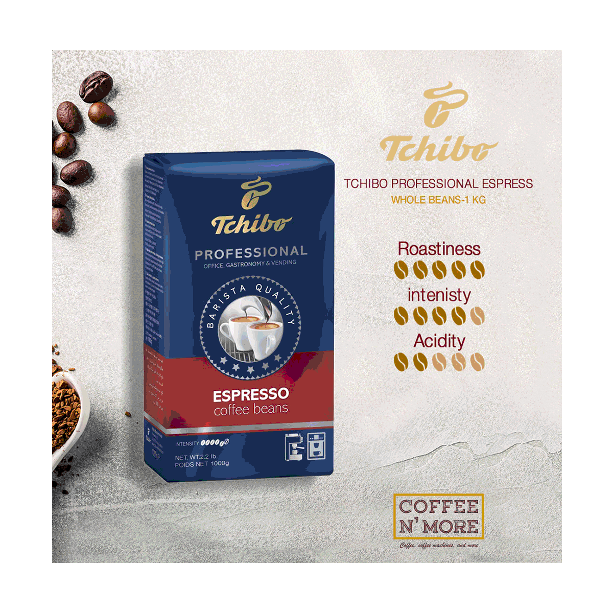 Tchibo Eduscho Professional Espresso Coffee Beans Adems Inc Ltd