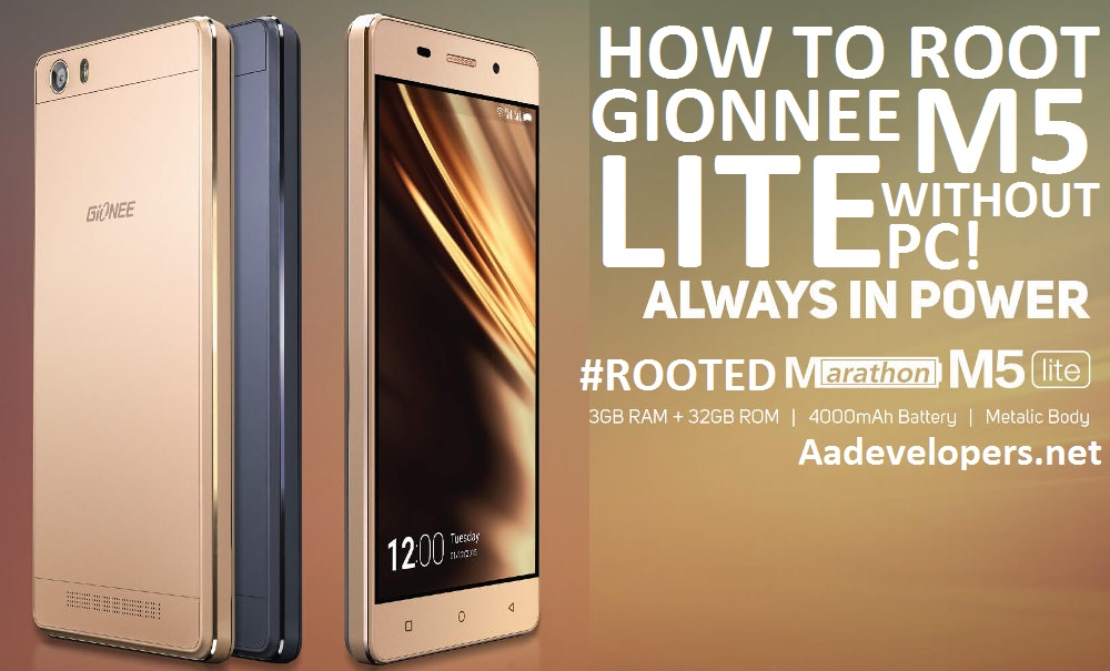 How To Root Gionee M5 Lite Without PC Using Kingoroot Kingroot