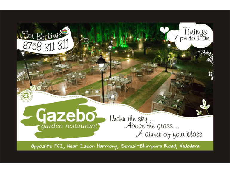 Gazebo Garden Restaurant Graphic Design Case Study