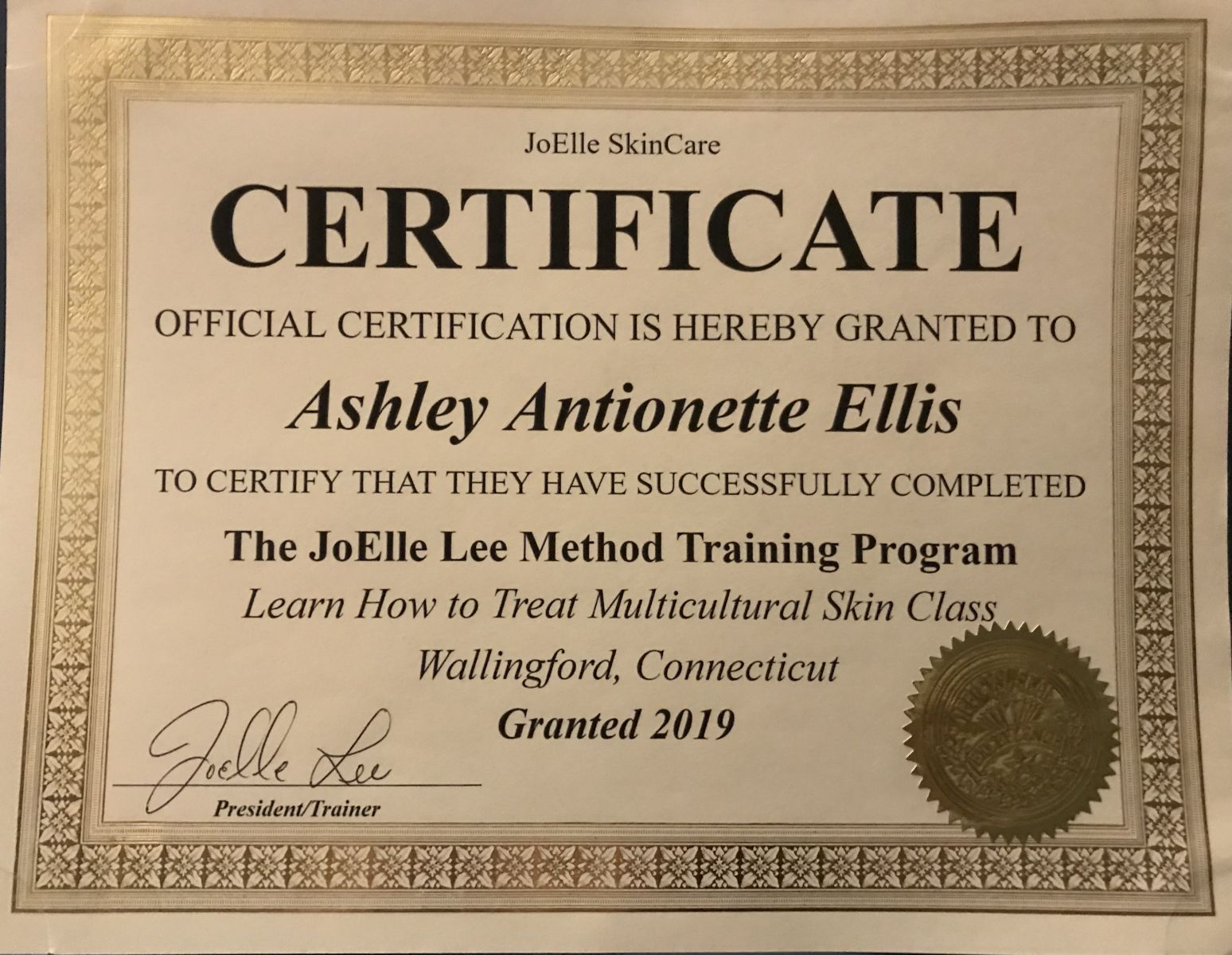 Certification/License Examples at Luis Schmitt blog