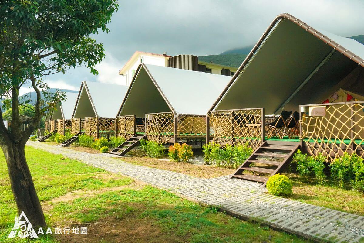 second row tent