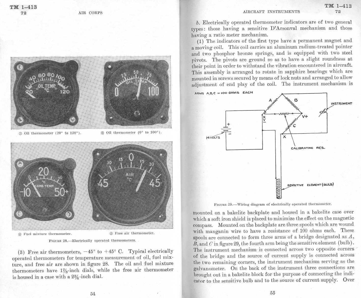 Aircraft Temperature gage info