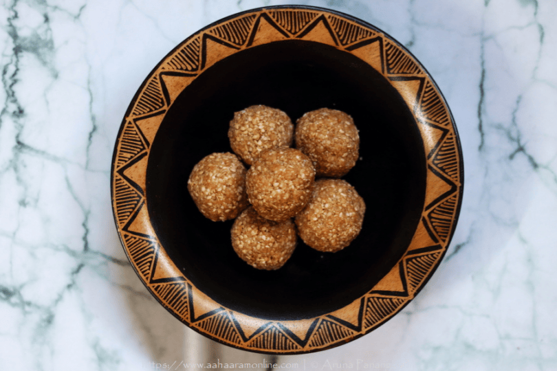 Chimmili Nuvvula Undalu 2ingredient Andhra Sesame & Jaggery Laddus