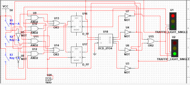 Digital Logic Design Traffic Light
