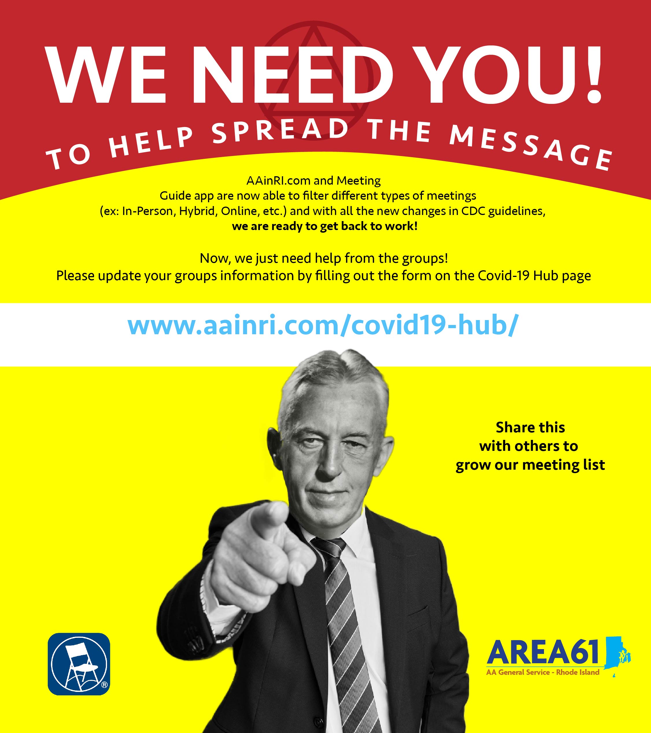 Help us update Meeting Information! Alcoholics Anonymous in Rhode Island