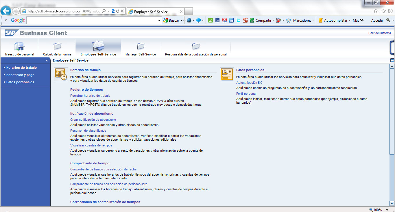 SAP Netweaver Business Client Antonio de Ancos Cid