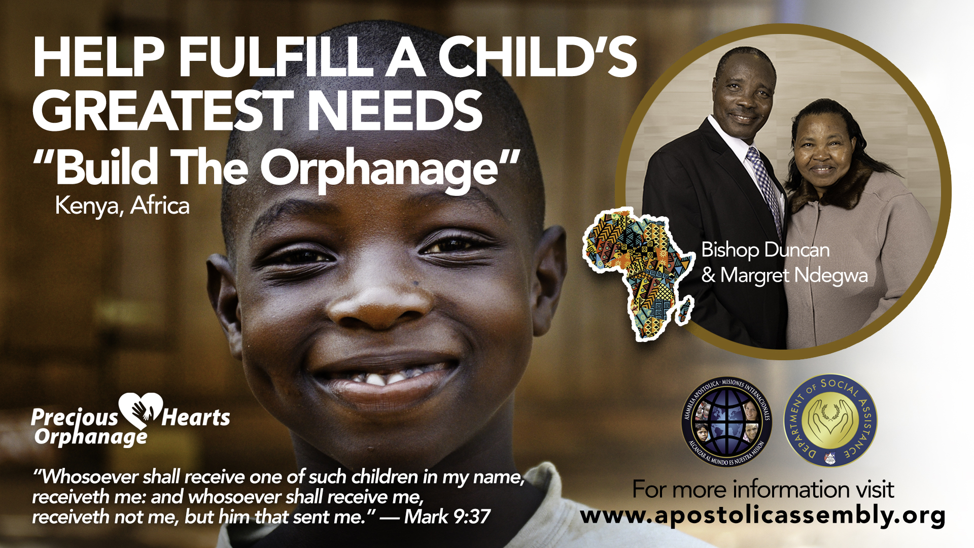 Precious Hearts Orphanage Apostolic Assembly of the Faith in Christ Jesus
