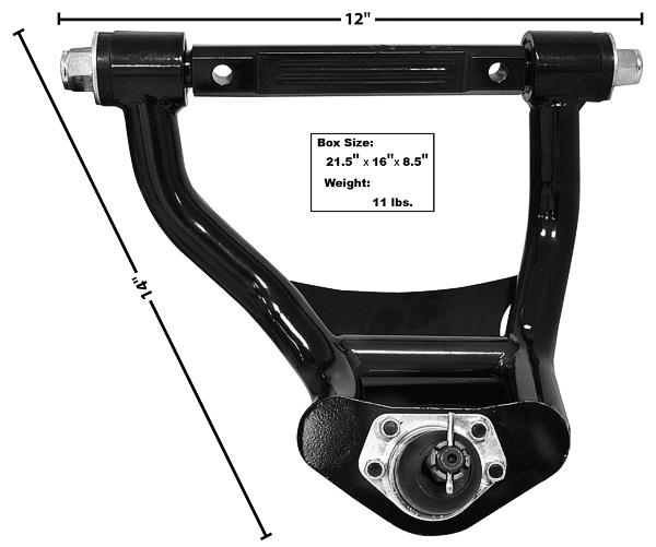 CHEVELLE TUBULAR UPPER CONTROL ARM LH 6472 Dynacorn Restoration