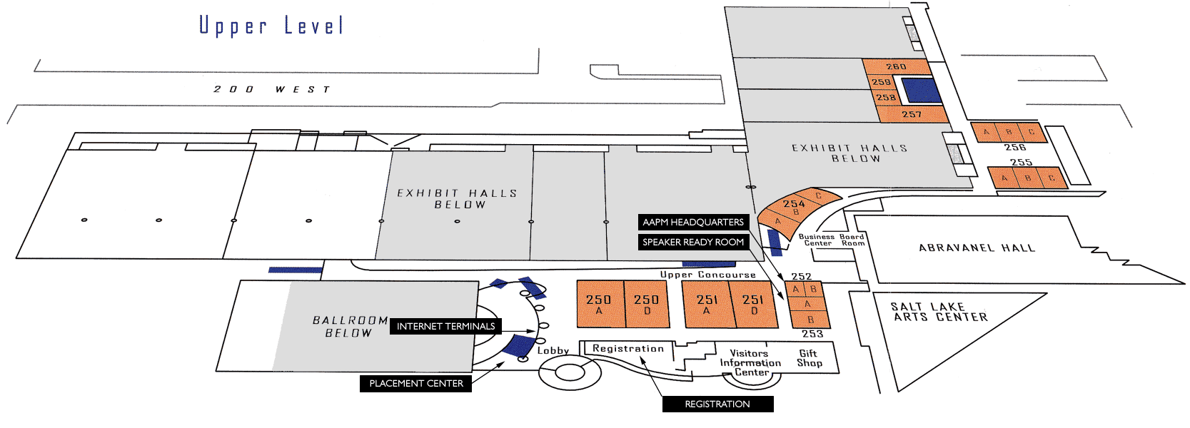 AAPM 43rd Annual Meeting Salt Palace Floor Plans