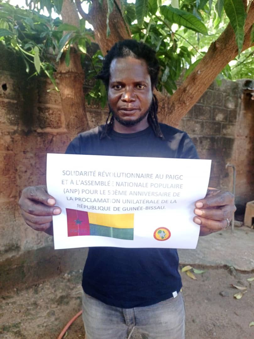 AAPRP Members sends revolutionary love to the PAIGC for the 50th