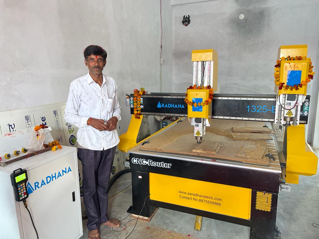 CNC Machine Installation at Salasar Sikar Aaradhana Tech